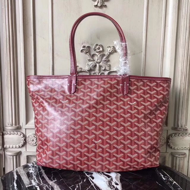 Goyard original canvas artois PM bag GY0002 wine red