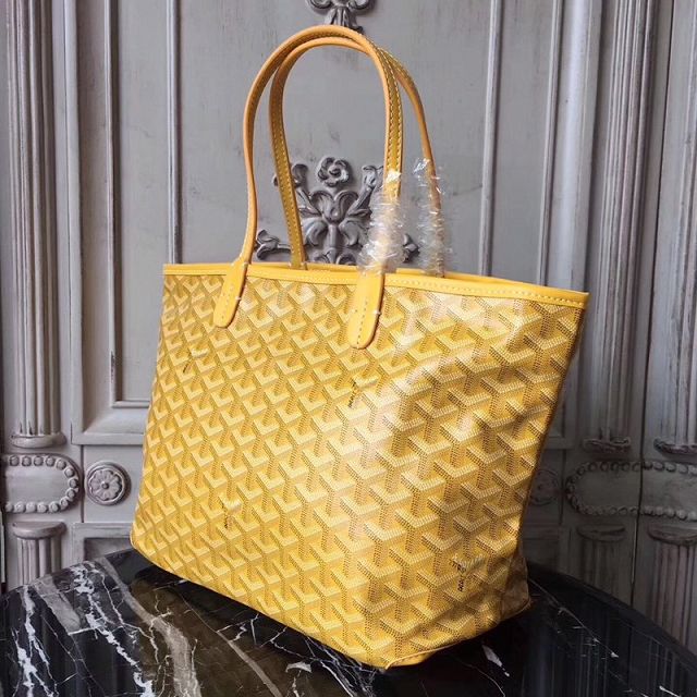 Goyard original canvas artois PM bag GY0002 yellow