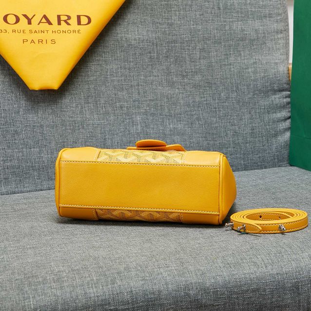 Goyard original canvas  mini saigon bag GY0007 yellow