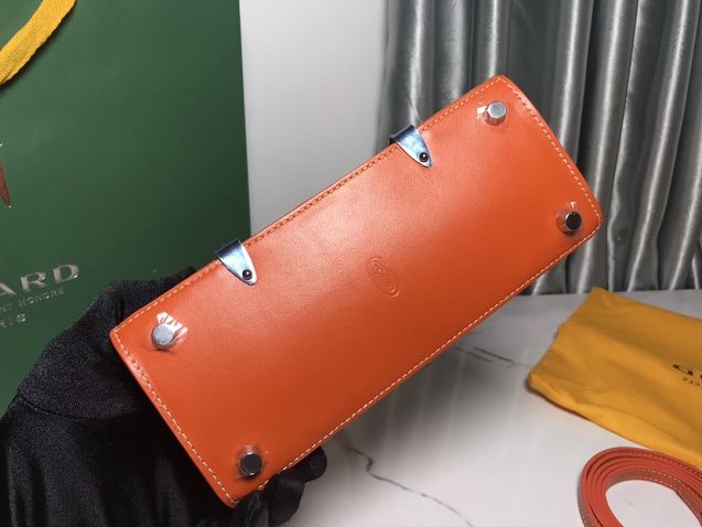 Goyard original canvas saigon structure mini bag GY0009 orange