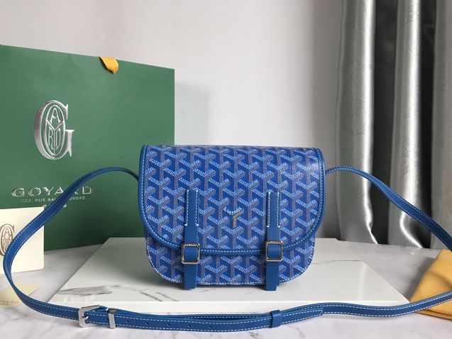 Goyard original canvas belvedere bag GY0013 blue