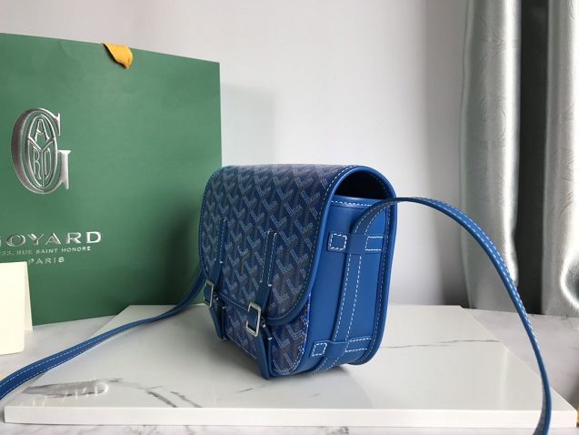 Goyard original canvas belvedere bag GY0013 blue