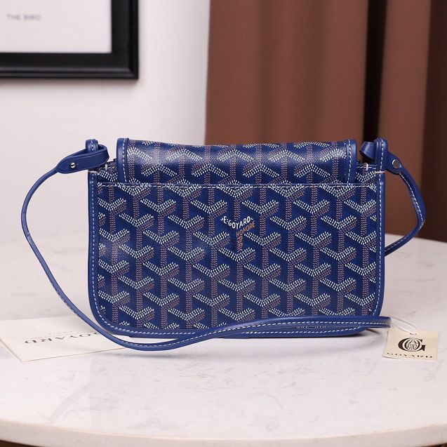 Goyard original canvas plumet pouch GY0010 blue