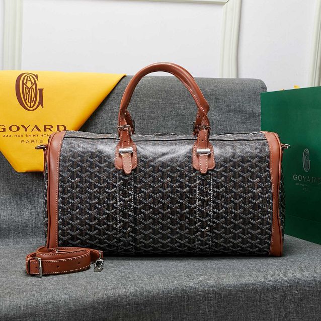 Goyard canvas travel bag GY0011 black&brown