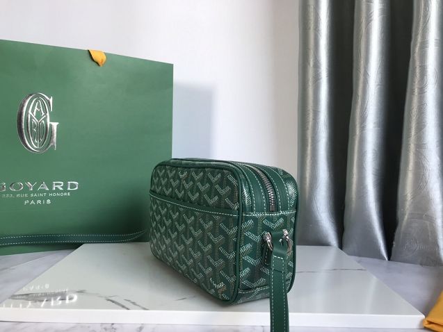 Goyard original canvas cap vert bag GY0015 green