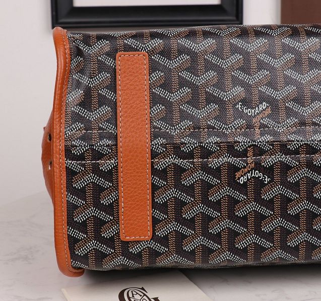 Goyard original canvas hardy tote bag GY0014 black&brown