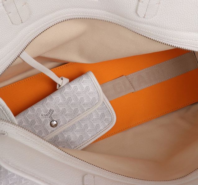 Goyard original canvas hardy tote bag GY0014 white