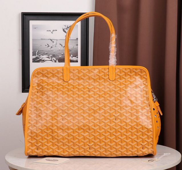 Goyard original canvas hardy tote bag GY0014 yellow