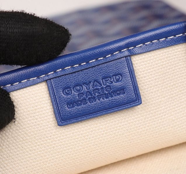 Goyard original canvas tote bag GY0019 blue