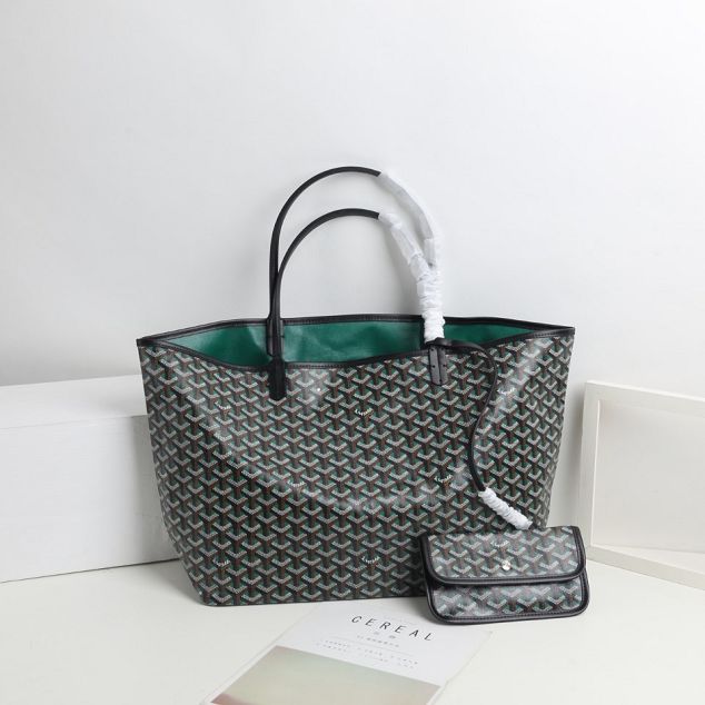 Goyard original canvas saint louis tote bag pm GY0017 green