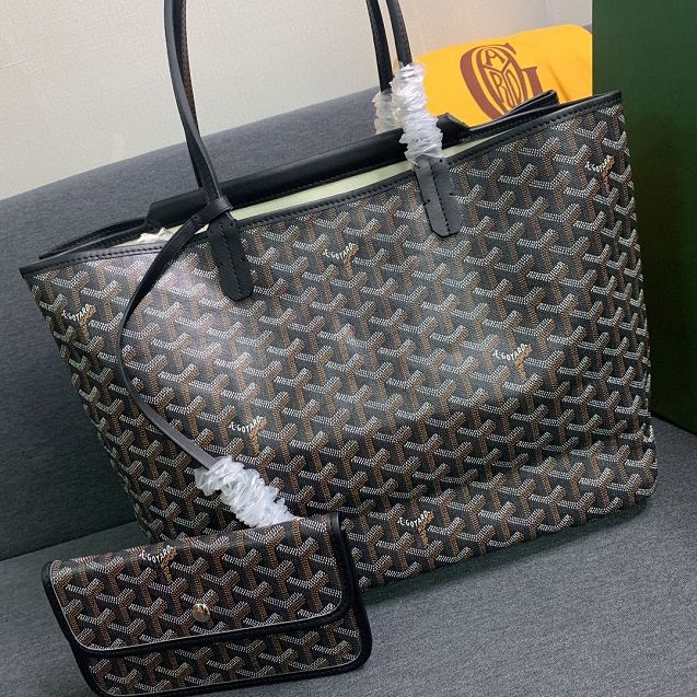 Goyard original canvas isabelle tote pm bag GY0025 black