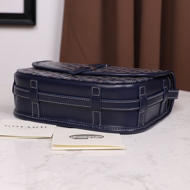 Goyard original canvas belvedere bag GY0012 royal blue