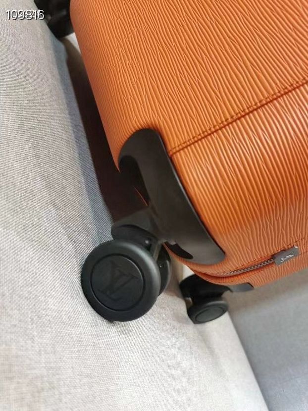 Louis vuitton original calfskin horizon 55 rolling luggage M23263 orange