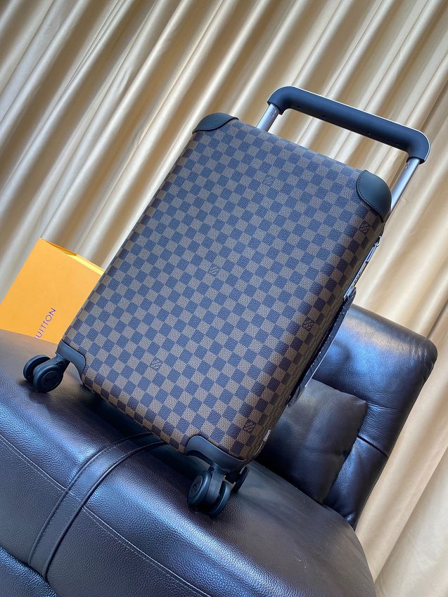 Louis vuitton original damier ebene horizon 55 rolling luggage N23303