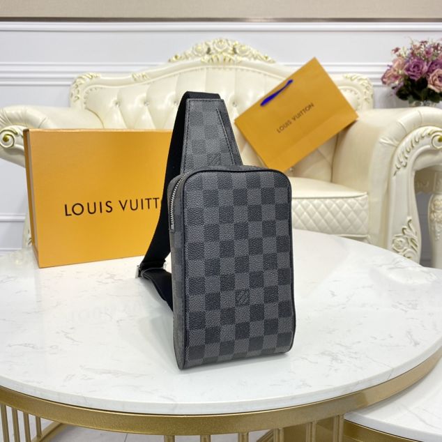 Louis vuitton original damier graphite sling bag N51993