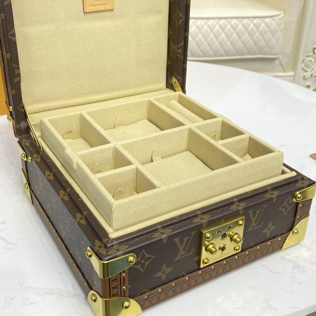 Louis vuitton original monogram jewelry box M20040