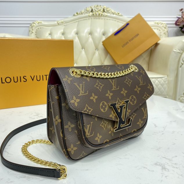 2021 Louis vuitton original monogram canvas passy handbag M45592