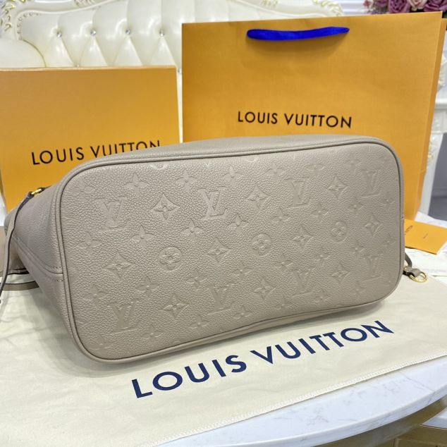 Louis vuitton original monogram empreinte neverfull mm M45686 grey