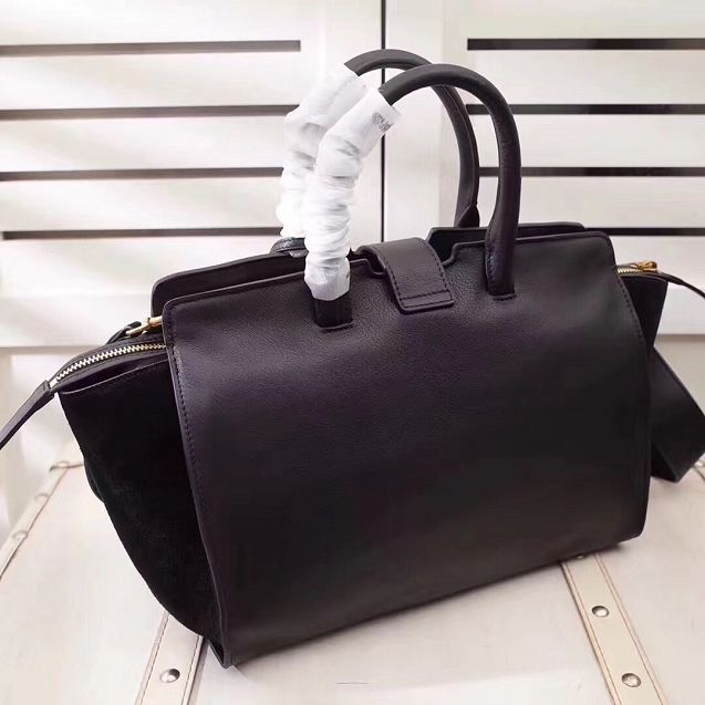 YSL original calfskin small cabas bag 436832 black