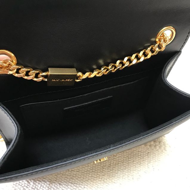 YSL original smooth calfskin mini kate bag 326076 black