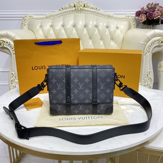 Louis vuitton original monogram eclipse trunk messenger bag M45727 