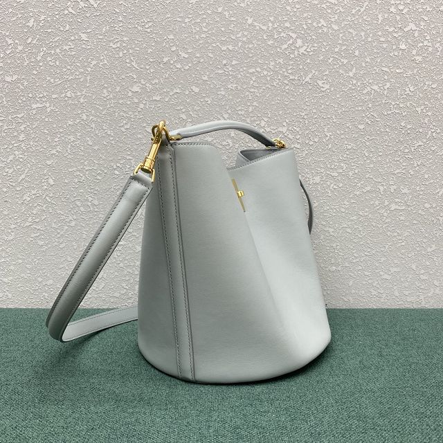 Celine original calfskin bucket 16 bag 195573 mineral