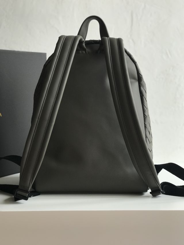 BV original calfskin backpack 70078 dark grey