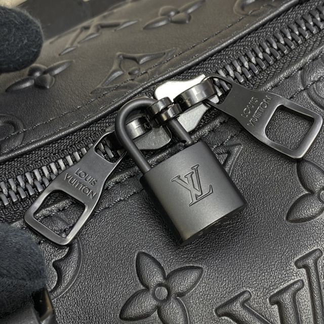 Louis vuitton original monogram calfskin keepall 50 M57964 black