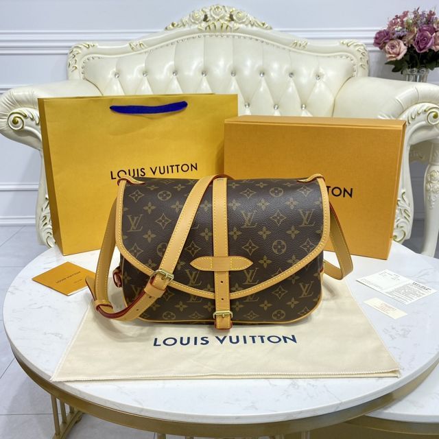 Louis vuitton original monogram canvas saumur mm M40710