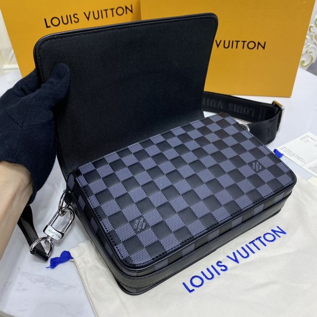 Louis vuitton original damier graphite messenger bag N50007