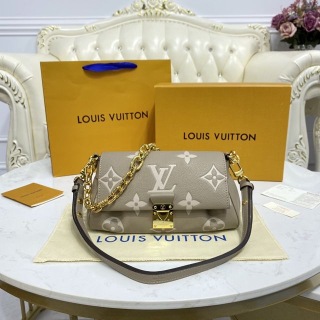 Louis vuitton original calfskin favorite bag M59114 light grey