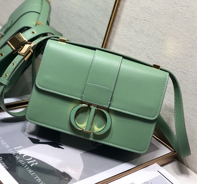 Dior original box calfskin 30 montaigne bag M9203 mint green