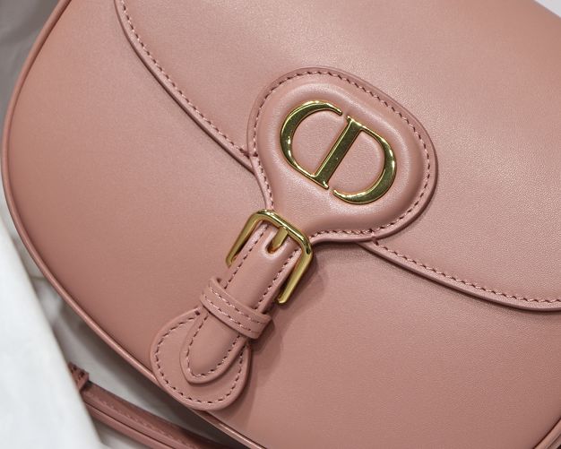 Dior original box calfskin medium bobby bag M9319 pink