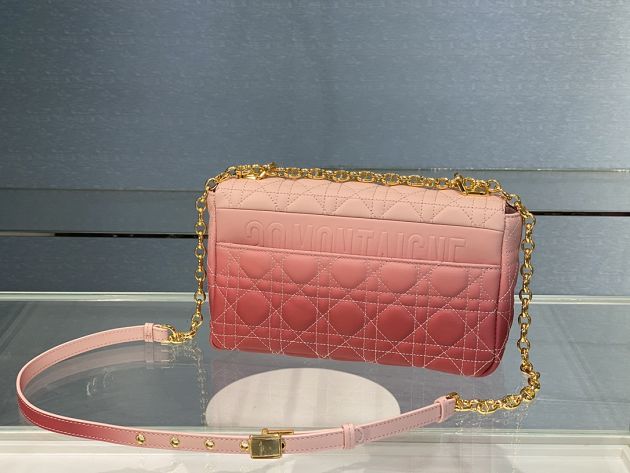 Dior original calfskin medium caro bag M9242 pink