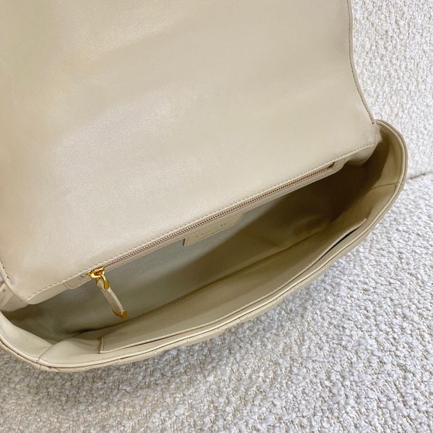Dior original calfskin large caro bag M9243 beige