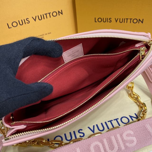 2023 Louis vuitton original lambskin coussin pm bag M59276 pink