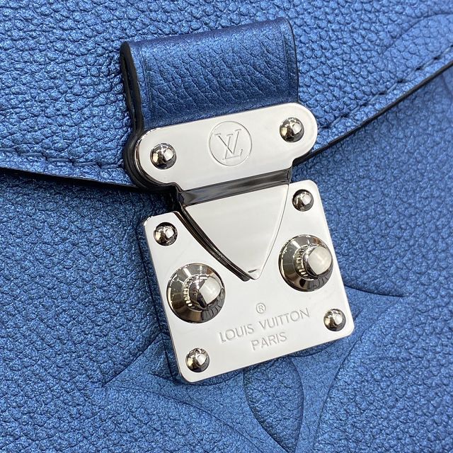 2022 Louis vuitton original calfskin pochette metis bag M59211 blue
