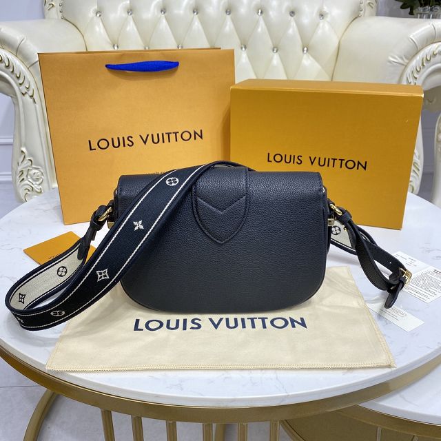 2022 Louis vuitton original calfskin pont 9 soft mm handbag M58967 black