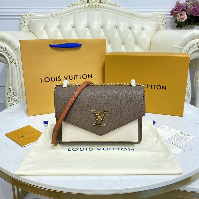 Louis vuitton original calfskin mylockme bb bag M58949 apricot