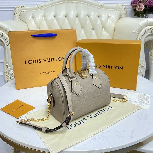 Louis vuitton original monogram calfskin speedy 20 M58953 grey