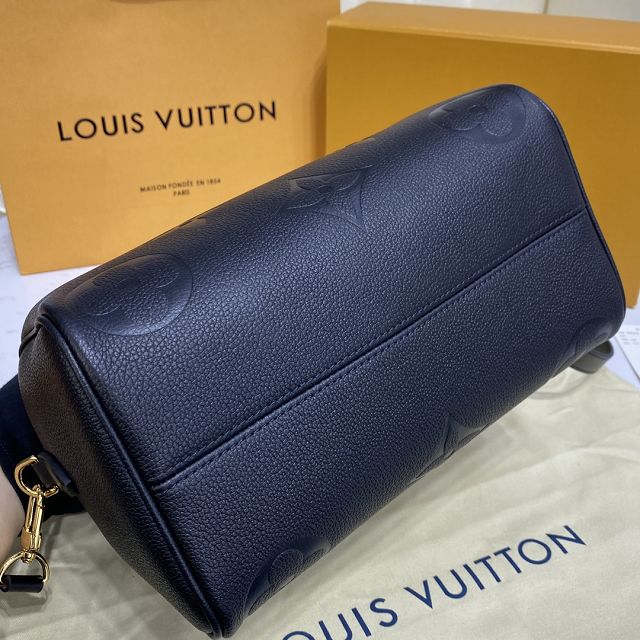 Louis vuitton original monogram calfskin speedy 25 M58947 black