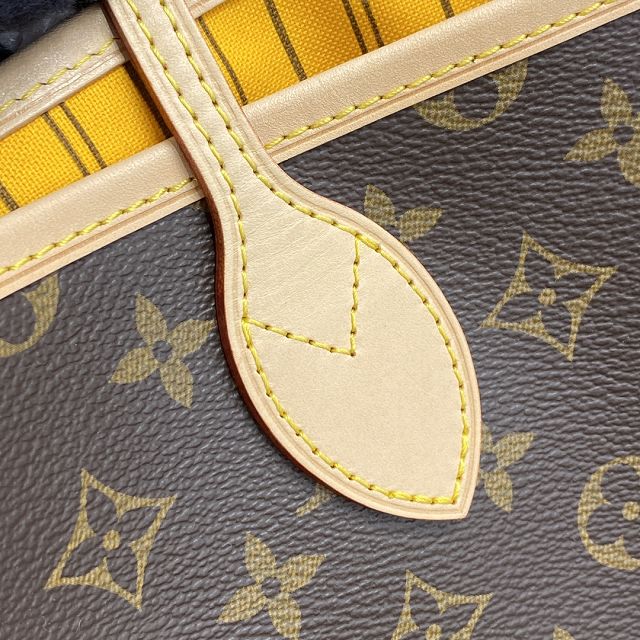 Louis vuitton original monogram canvas neverfull gm M40992 yellow