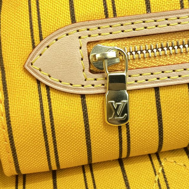 Louis vuitton original monogram canvas neverfull mm M40997 yellow