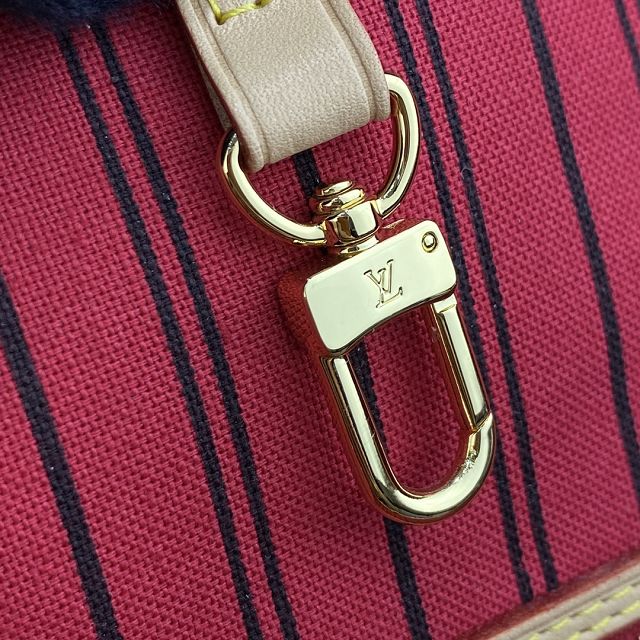 Louis vuitton original monogram canvas neverfull mm M41177 red