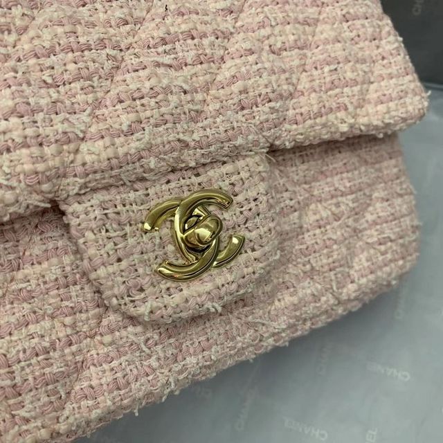 CC original tweed mini flap bag A69900 pink