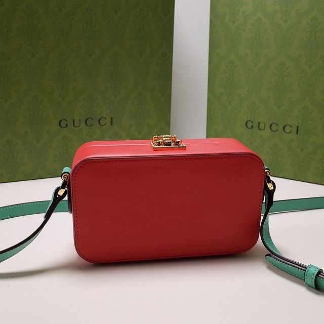 2022 GG original calfskin mini bag 658230 red