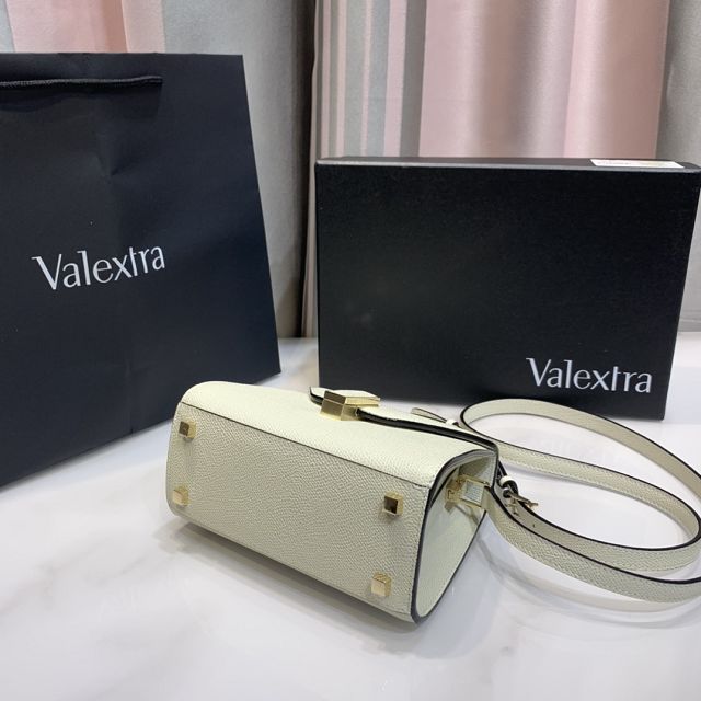 Valextra original calfskin iside nano bag 21028 white