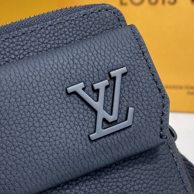 Louis vuitton original calfskin  aerogram phone pouch M57089 black