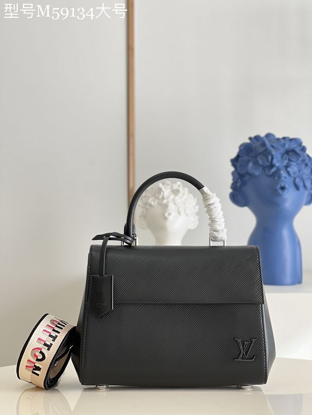 Louis vuitton original epi leather cluny BB handbag M59134 black