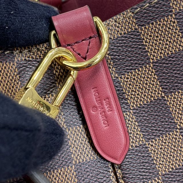 Louis vuitton original damier ebene neonoe bag N40214 burgundy